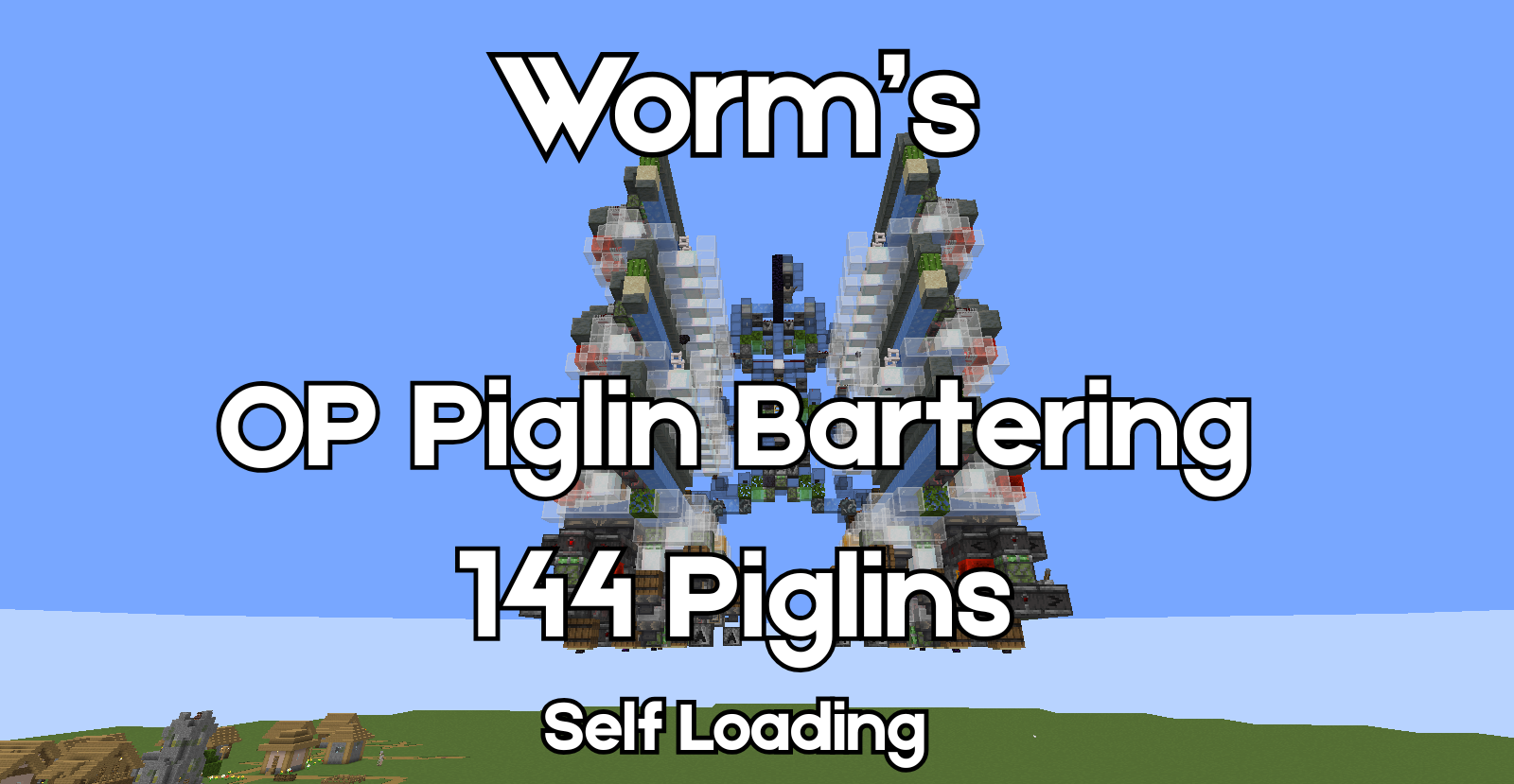 Worm's OP Piglin Bartering - 144 Piglins (Self Loading) – key image